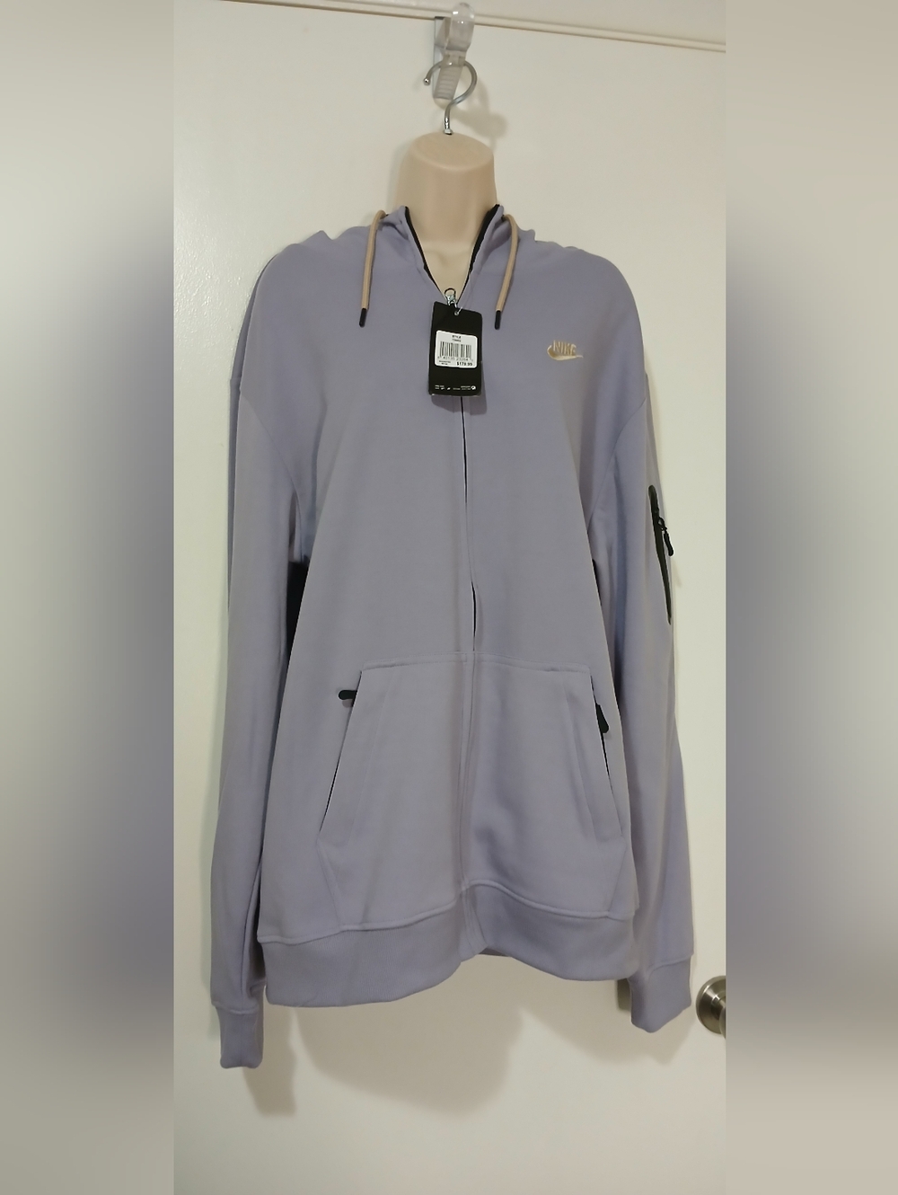 Unisex Nike Lavender Zip up Hoodie,Sweatshirt ,Jogging Pants